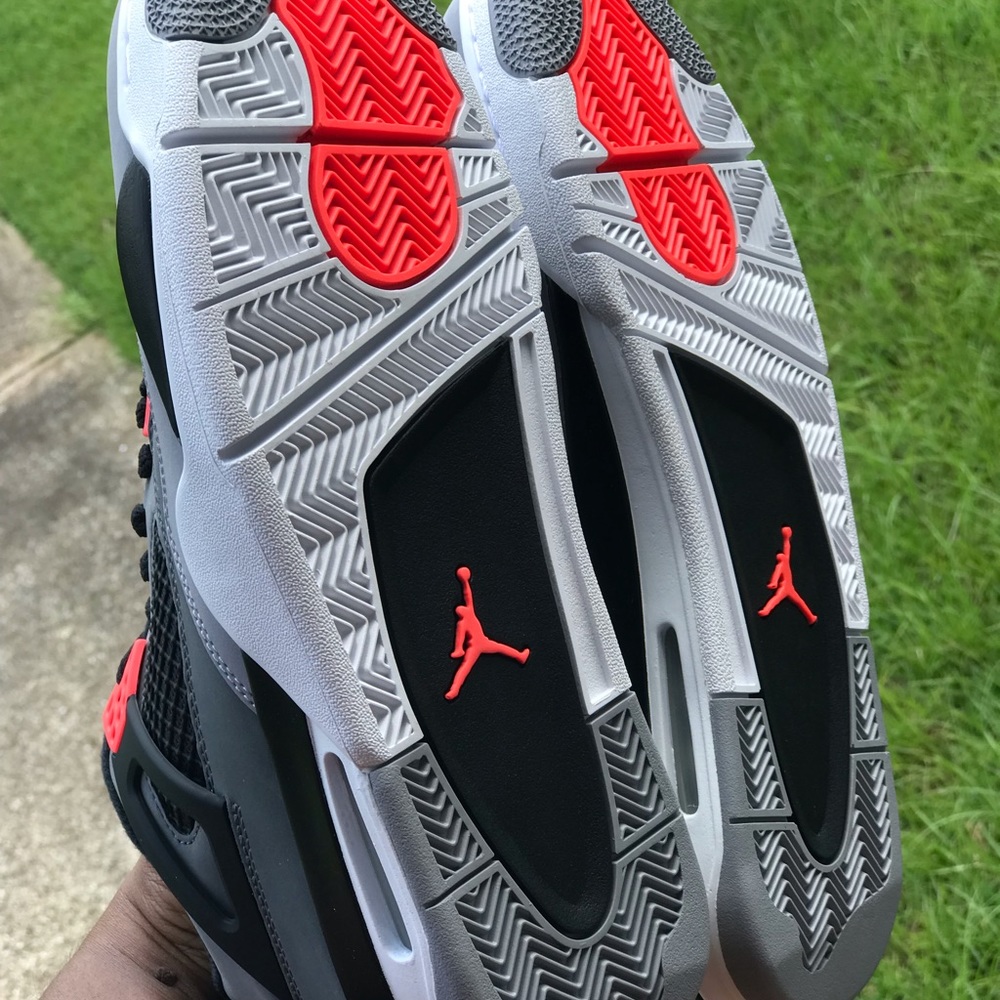 Air Jordan Retro 4 Infrared Size 11 - Picture 7 of 12